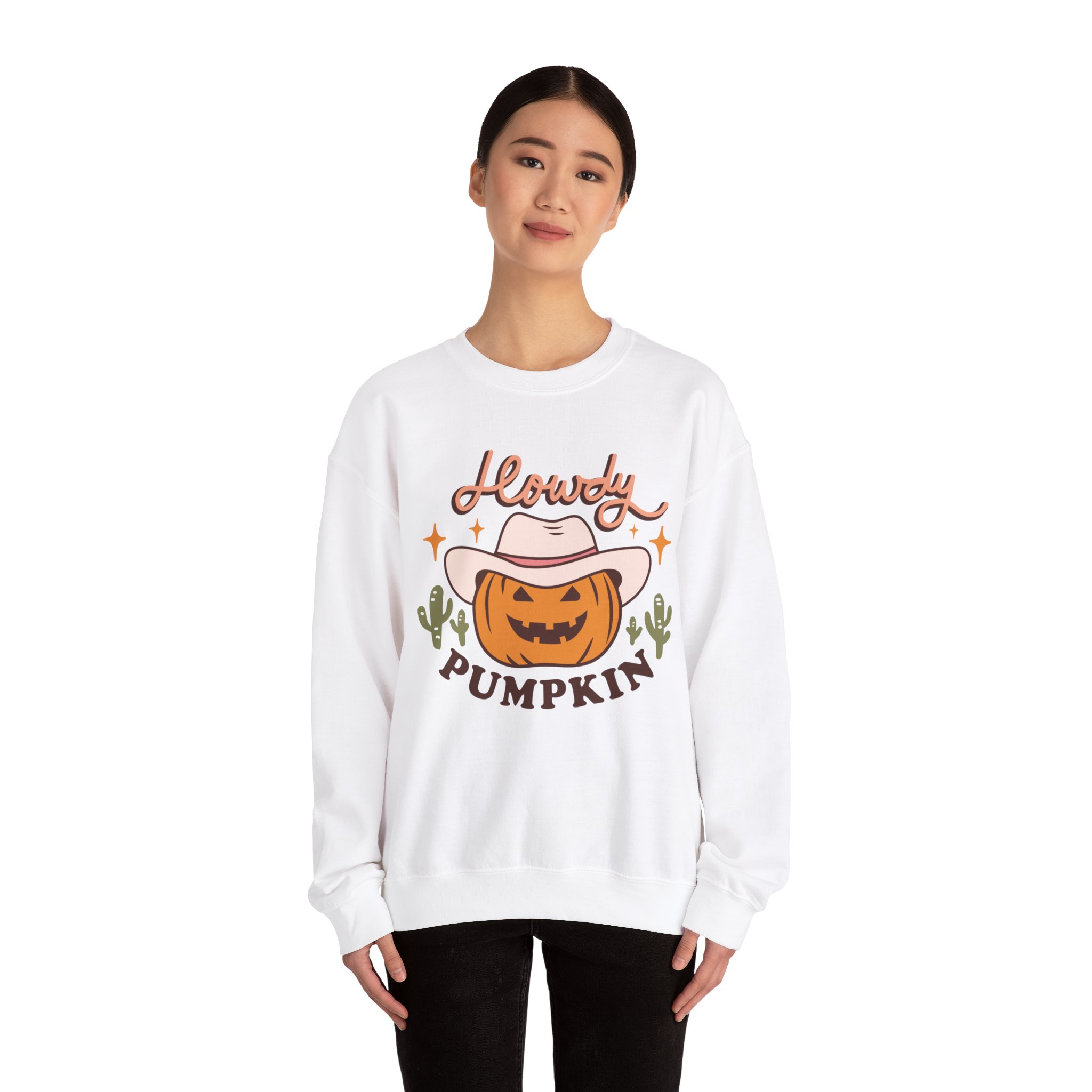 Howdy Pumpkin Crewneck Sweatshirt - Image 15