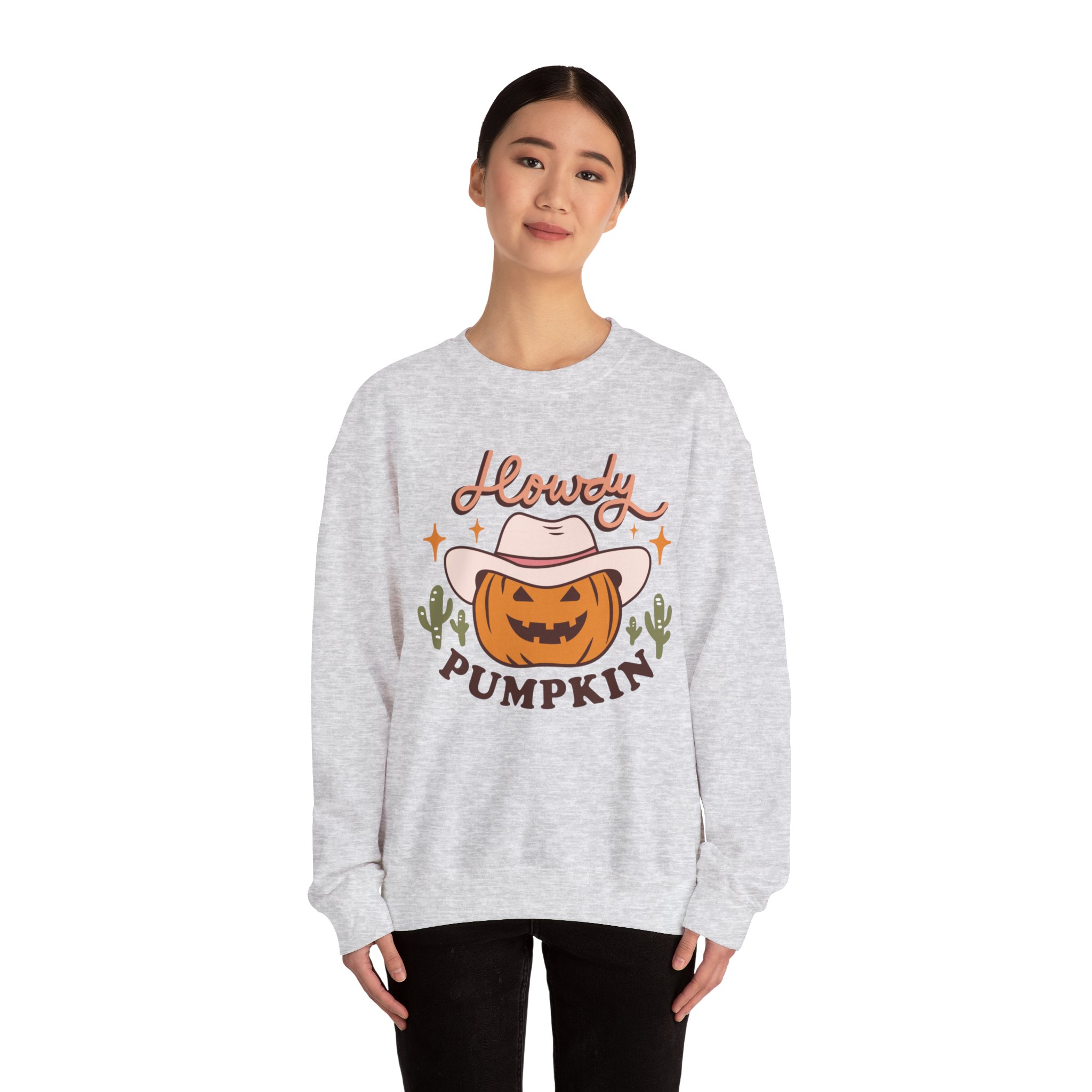 Howdy Pumpkin Crewneck Sweatshirt - Image 26