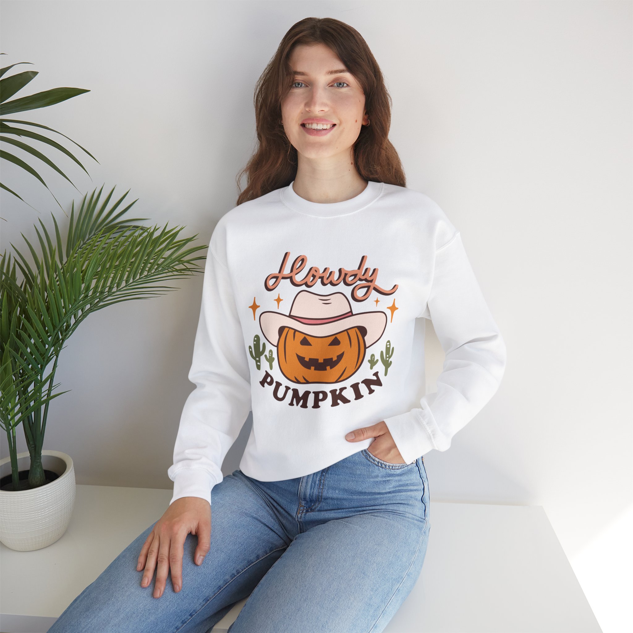 Howdy Pumpkin Crewneck Sweatshirt - Image 22