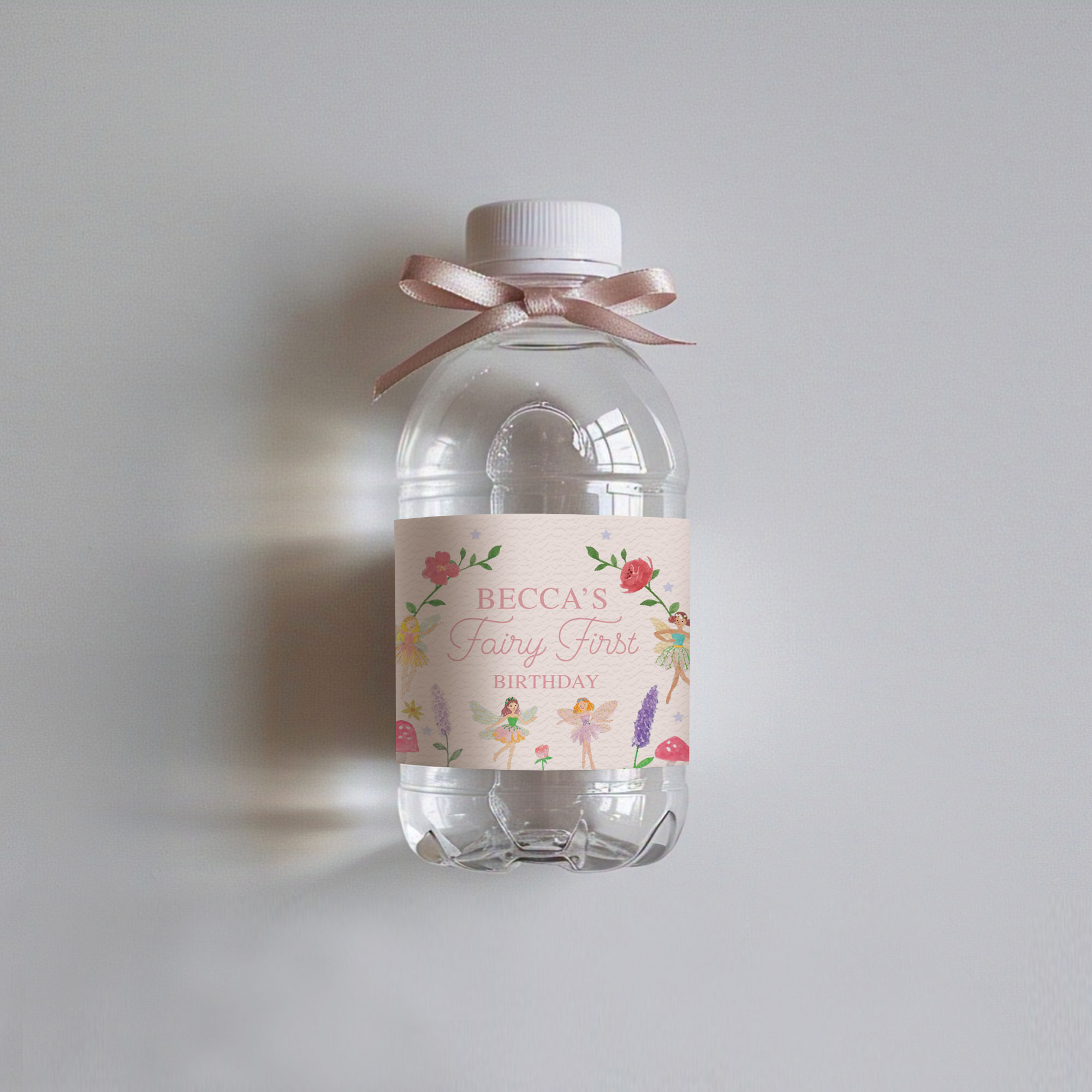 Flowers Fairies Bottle Wrappers Printable