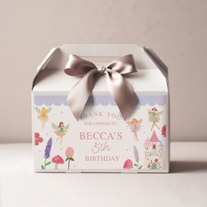 Flower Fairy Gable Box Label Printable