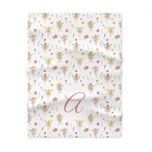 Flower Fairies Fleece Baby Blanket | Personalized