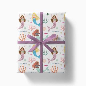 Mermaid Friends Wrapping Paper
