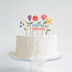 Flower Bloom Cake Topper Printable | Mother's Day