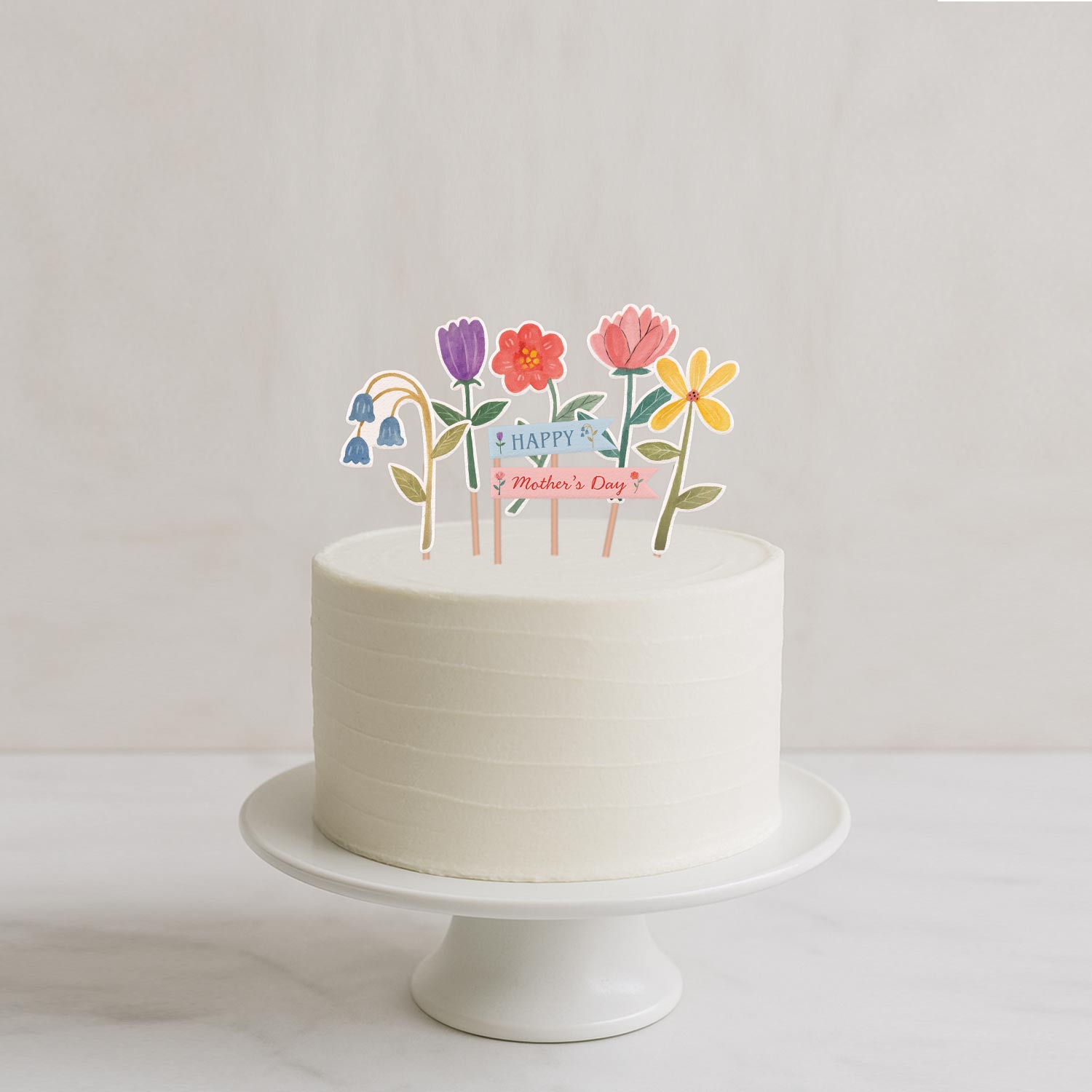 Flower Bloom Cake Topper Printable | Mother's Day - Image 3