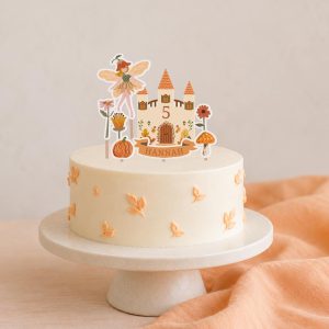 Fall Fairy Cake Topper Printable